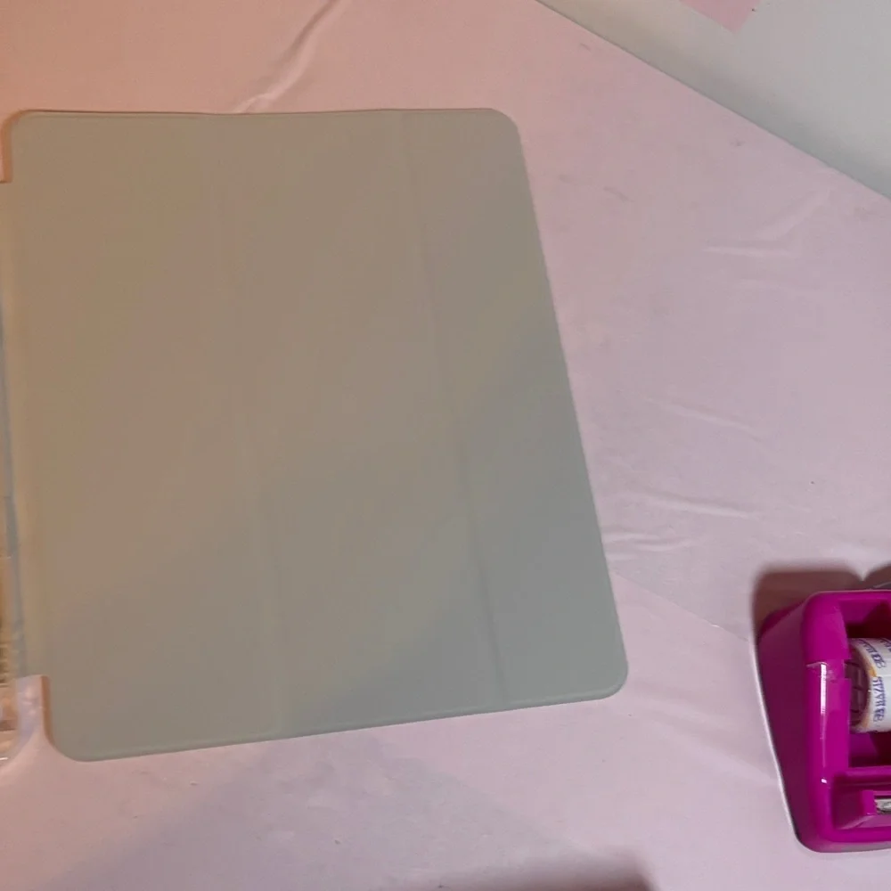 New Era Pink and Cream Tablet Cover with Bow